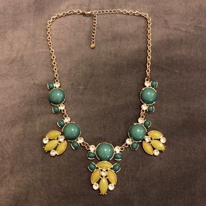 Green Statement Necklace